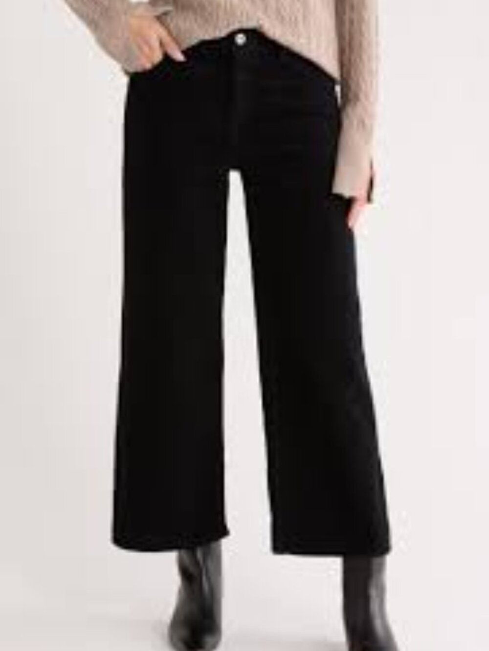 31-NWT RE/DONE LOOSE CROP JEANS (DESIGNER) - Picture 3 of 6